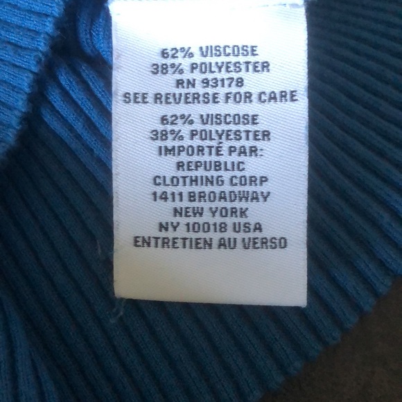 MAGASCHONI XS/TP SKY BLUE TOP W WHITE STRIPE - Picture 4 of 4